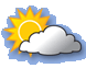 Sunshine mixing with some clouds