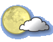 Clear to partly cloudy